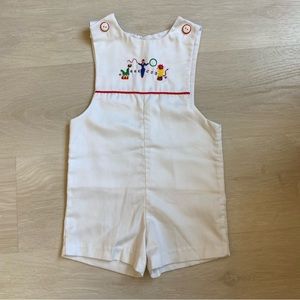 Vintage Embroidered Circus Romper 4T
